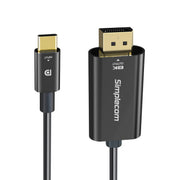 Simplecom DA323 USB-C to DisplayPort Cable DP1.4 8K@60Hz 2M V28-SIMDA323