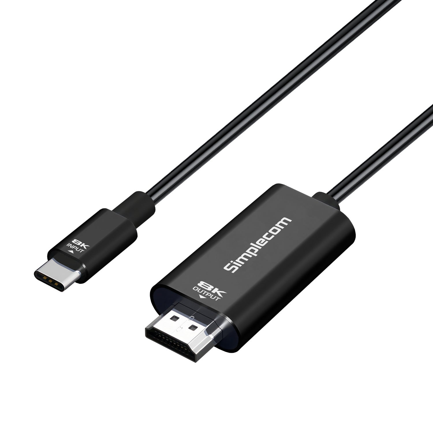 Simplecom DA324 USB-C to HDMI 2.1 Cable 2M HDCP 8K@60Hz V28-SIMDA324