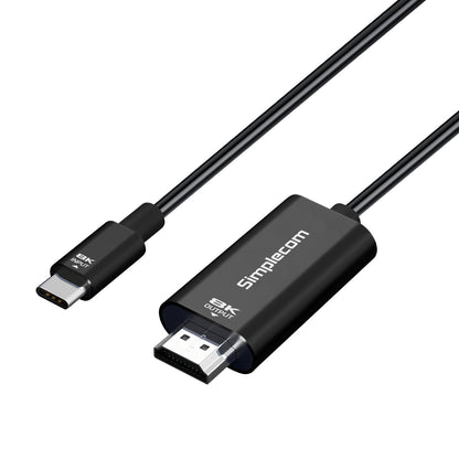 Simplecom DA324 USB-C to HDMI 2.1 Cable 2M HDCP 8K@60Hz V28-SIMDA324