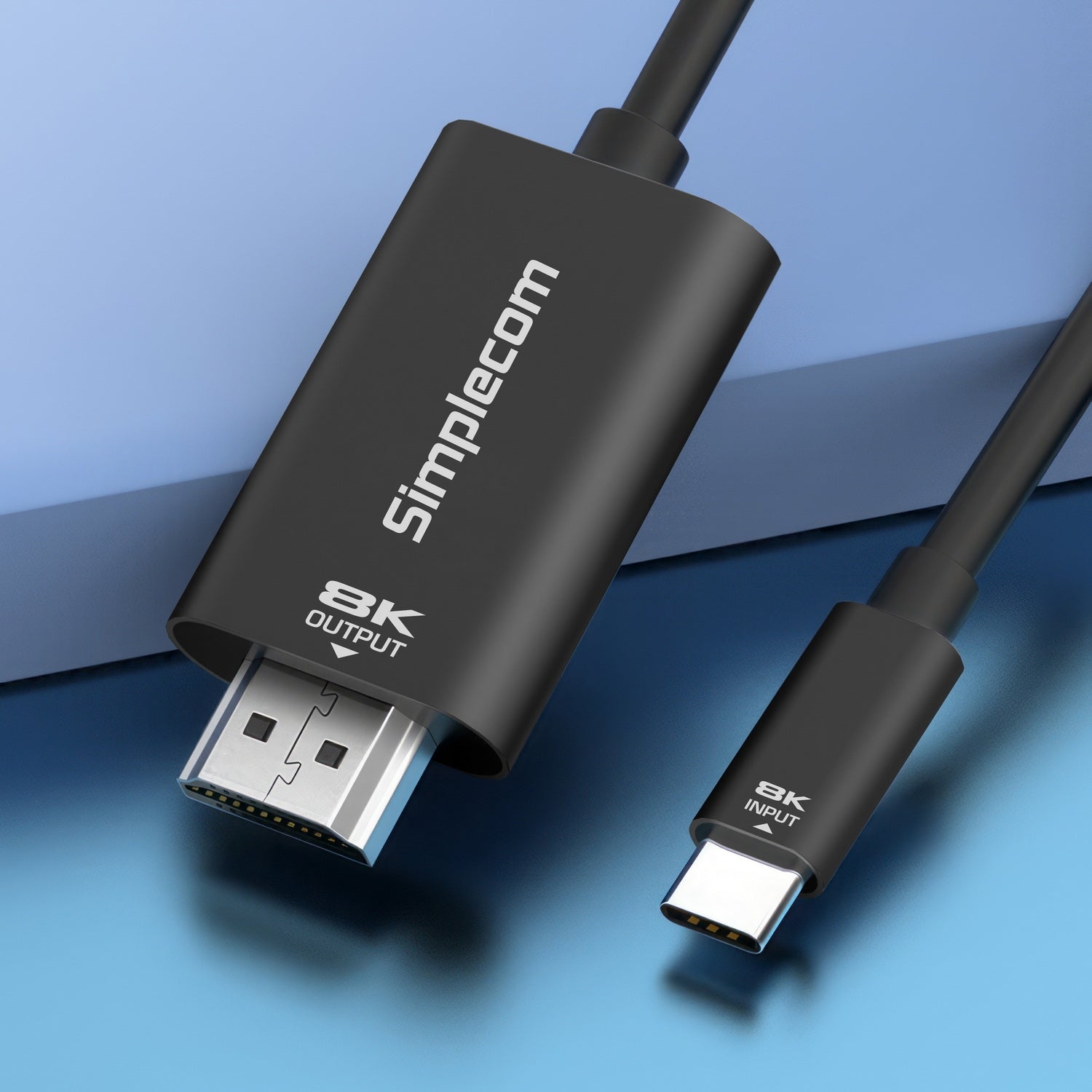 Simplecom DA324 USB-C to HDMI 2.1 Cable 2M HDCP 8K@60Hz V28-SIMDA324