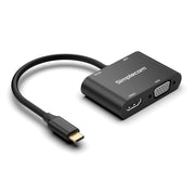 Simplecom DA440 4-in-1 USB-C Multiport Adapter with Power Delivery USB 3.0 VGA HDMI V28-SIMDA440