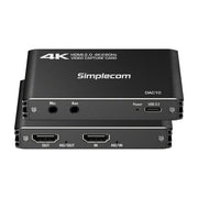 Simplecom DAC10 HDMI 2.0 to USB 4K@60hz Video Capture Card Stream and Record in 4K 60FPS V28-SIMDAC10