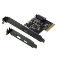 Simplecom EC312v2 PCIe x4 to 2-Port USB 3.2 Gen II 10Gbps USB-C and USB-A Expansion Card V28-SIMEC312V2