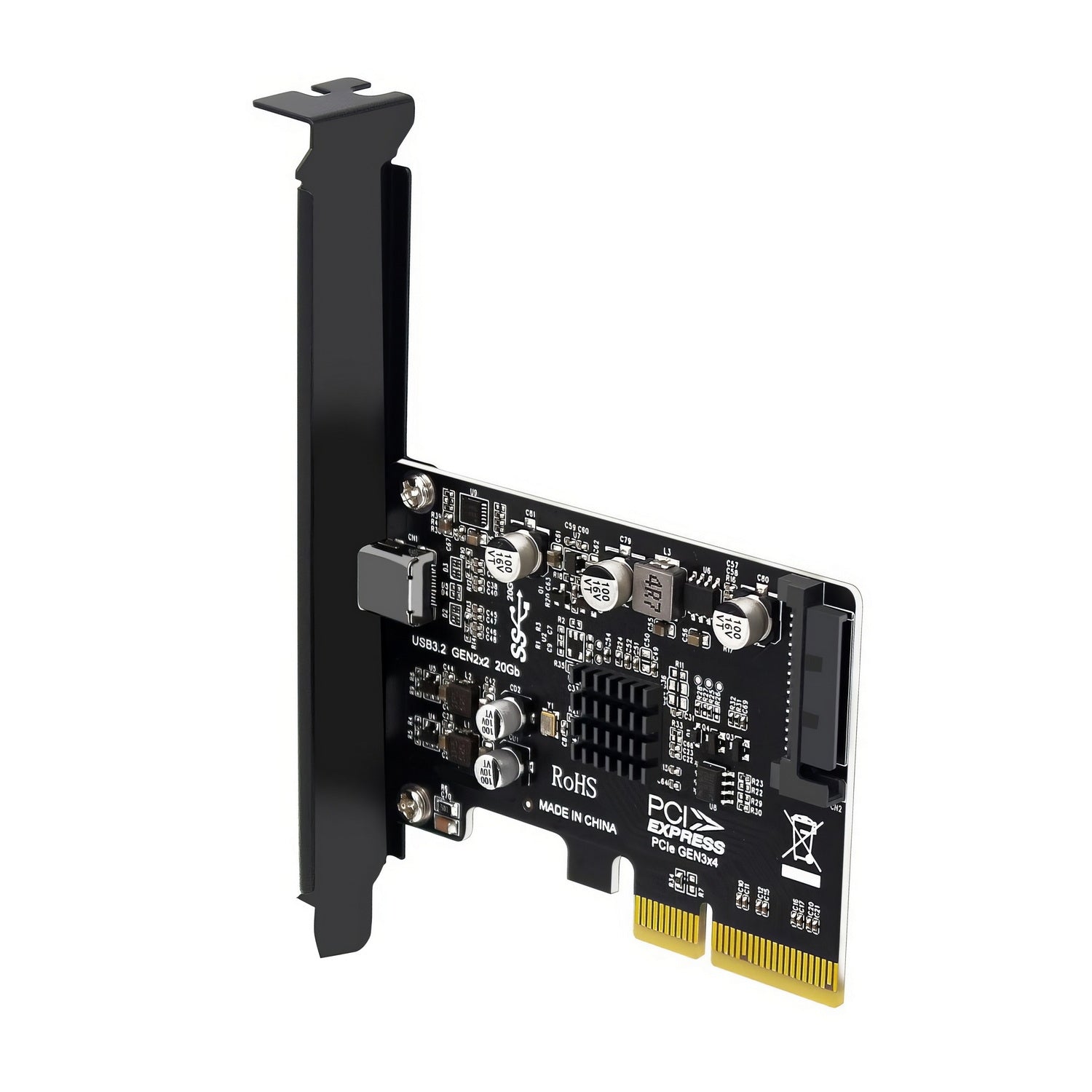 Simplecom EC318v2 PCI-e x4 to USB 3.2 Gen2x2 20Gbps USB-C Expansion Card V28-SIMEC318V2