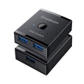 Simplecom KM125 Bi-Directional 2-Way USB 3.0 Switch 1 In 2 Out (2 In 1 Out) 5Gbps V28-SIMKM125
