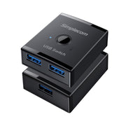 Simplecom KM125 Bi-Directional 2-Way USB 3.0 Switch 1 In 2 Out (2 In 1 Out) 5Gbps V28-SIMKM125