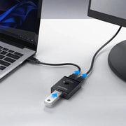 Simplecom KM125 Bi-Directional 2-Way USB 3.0 Switch 1 In 2 Out (2 In 1 Out) 5Gbps V28-SIMKM125