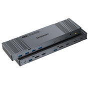 Simplecom KM490 HDMI and DisplayPort Dual Monitor KVM Switch for 2 Computers with 4-Port USB 3.0 Hub 5Gbps V28-SIMKM490