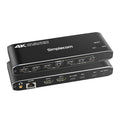 Simplecom KM590 2-Port USB-C Dual 4K HDMI Monitor KVM Switch and Docking Station with Network Sharing V28-SIMKM590