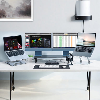 Simplecom KM590 2-Port USB-C Dual 4K HDMI Monitor KVM Switch and Docking Station with Network Sharing V28-SIMKM590