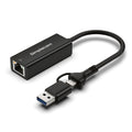Simplecom NU315C SuperSpeed USB-C and USB-A to Gigabit Ethernet Adapter V28-SIMNU315C