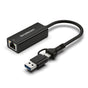 Simplecom NU315C SuperSpeed USB-C and USB-A to Gigabit Ethernet Adapter V28-SIMNU315C
