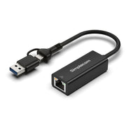 Simplecom NU315C SuperSpeed USB-C and USB-A to Gigabit Ethernet Adapter V28-SIMNU315C