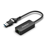 Simplecom NU405C SuperSpeed USB-C and USB-A to 2.5G Ethernet Network Adapter 2.5Gbps LAN V28-SIMNU405C