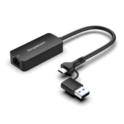 Simplecom NU405C SuperSpeed USB-C and USB-A to 2.5G Ethernet Network Adapter 2.5Gbps LAN V28-SIMNU405C