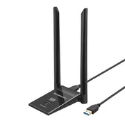 Simplecom NW628v2 AX1800 Dual Band WiFi 6 USB Adapter with 2x 5dBi High Gain Antennas V28-SIMNW628V2