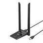 Simplecom NW628v2 AX1800 Dual Band WiFi 6 USB Adapter with 2x 5dBi High Gain Antennas V28-SIMNW628V2