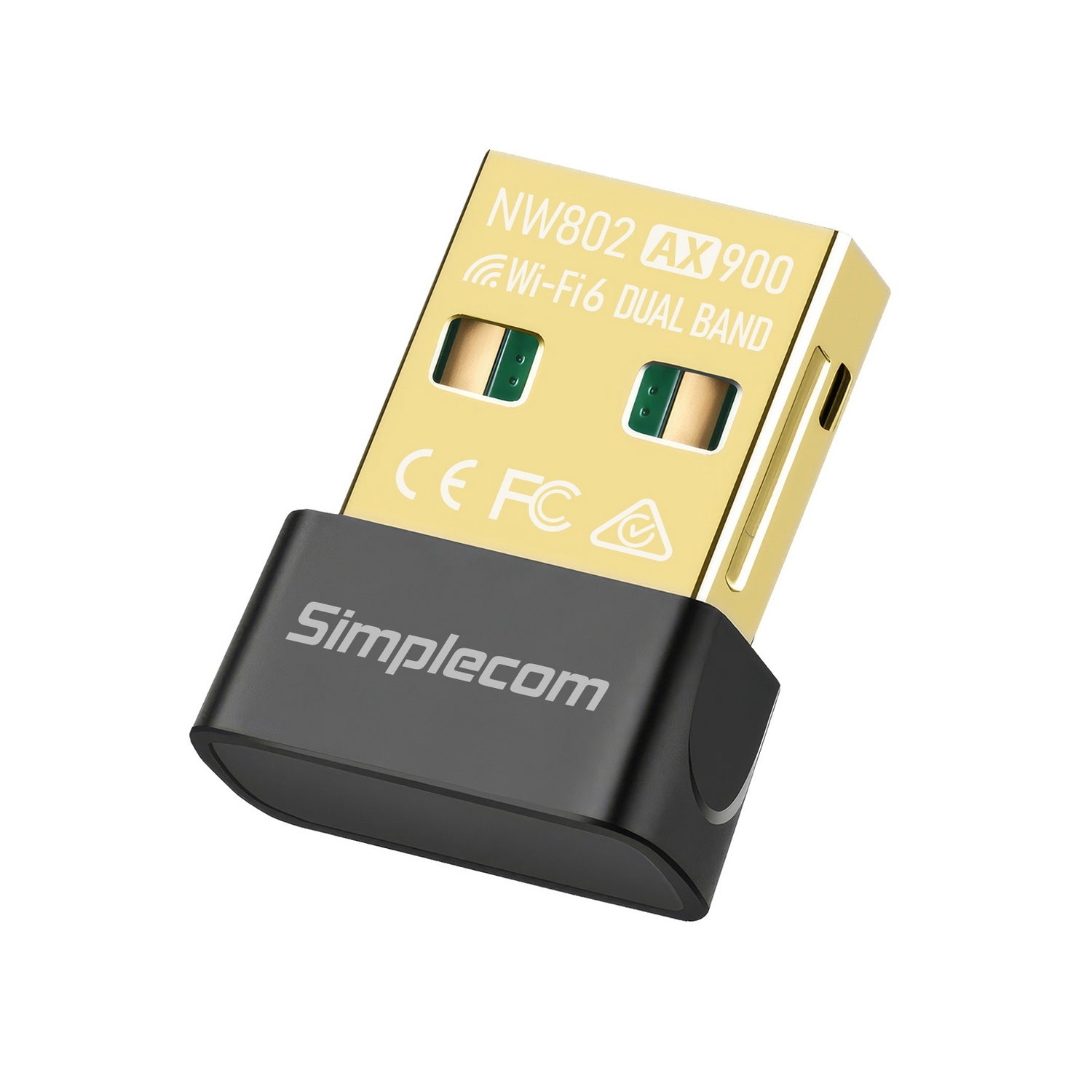 Simplecom NW802 AX900 Dual Band Wi-Fi 6 USB Wireless Nano Adapter V28-SIMNW802