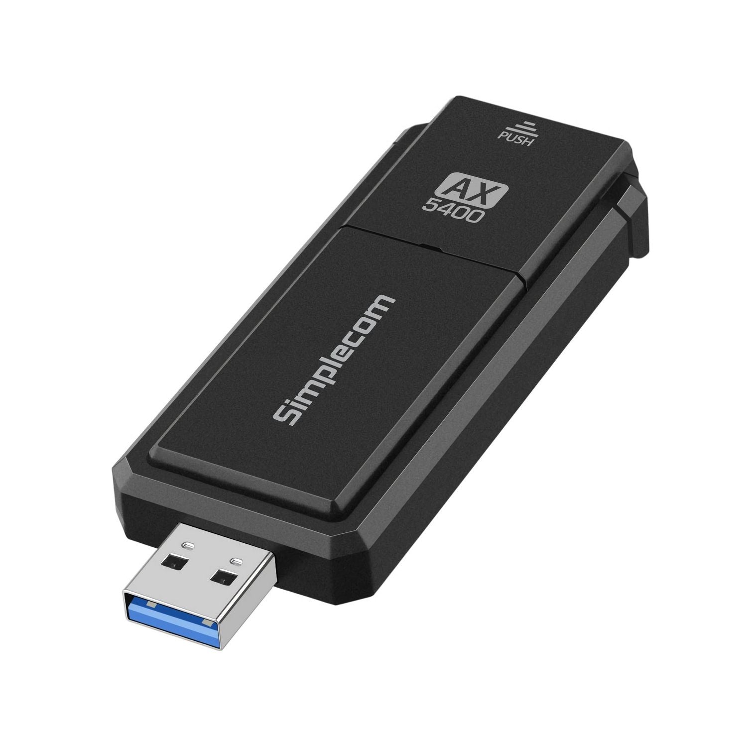 Simplecom NW812v2 AX5400 Tri-Band WiFi 6E USB Adapter with Foldable Antenna V28-SIMNW812V2