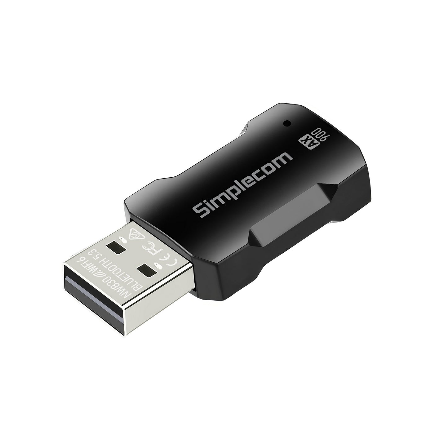 Simplecom NW830 Wi-Fi 6 and Bluetooth 5.3 Combo USB Adapter Dual Band AX900 V28-SIMNW830