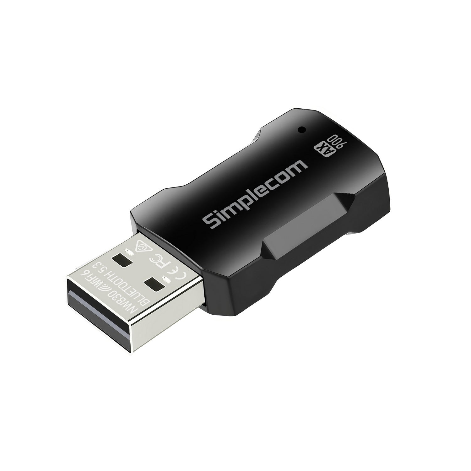 Simplecom NW830 Wi-Fi 6 and Bluetooth 5.3 Combo USB Adapter Dual Band AX900 V28-SIMNW830