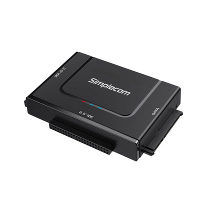 Simplecom SA492C SuperSpeed USB to 2.5", 3.5" & 5.25" SATA/IDE Adapter with Power Supply V28-SIMSA492C