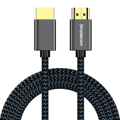 Simplecom SBT002 Ultra High Speed HDMI 2.1 Cable Nylon Braided 48Gbps 8K@60Hz V28-SIMSBT002