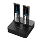 Simplecom SD550v2 USB 3.2 Gen2x2 to Dual Bay NVMe M.2 SSD Docking Station Duplicator Offline Clone V28-SIMSD550V2