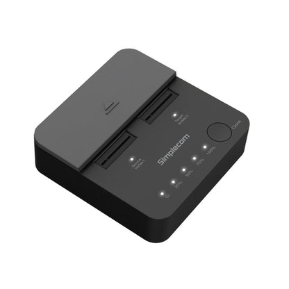 Simplecom SD550v2 USB 3.2 Gen2x2 to Dual Bay NVMe M.2 SSD Docking Station Duplicator Offline Clone V28-SIMSD550V2