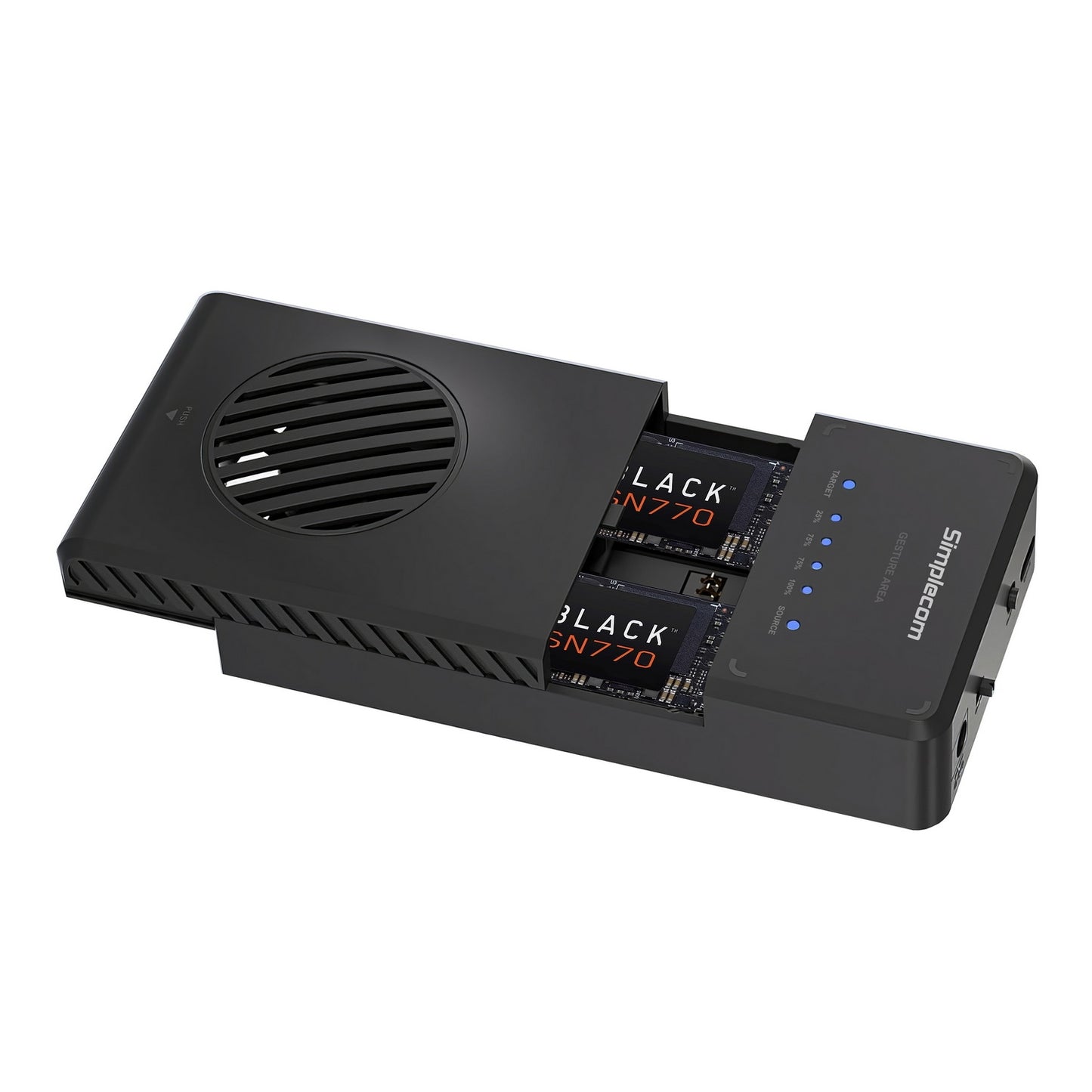 Simplecom SD560 Dual Bay NVMe M.2 SSD Enclosure Offline Clone Docking Station USB 3.2 Gen2 10Gbps V28-SIMSD560
