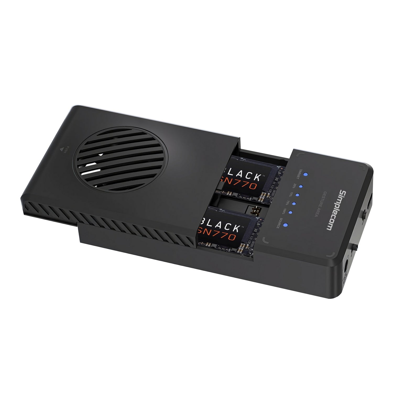 Simplecom SD560 Dual Bay NVMe M.2 SSD Enclosure Offline Clone Docking Station USB 3.2 Gen2 10Gbps V28-SIMSD560