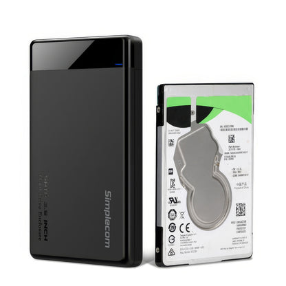 Simplecom SE109 Tool-free 2.5" SATA HDD SSD to USB-C Enclosure USB 3.2 Gen 1 V28-SIMSE109