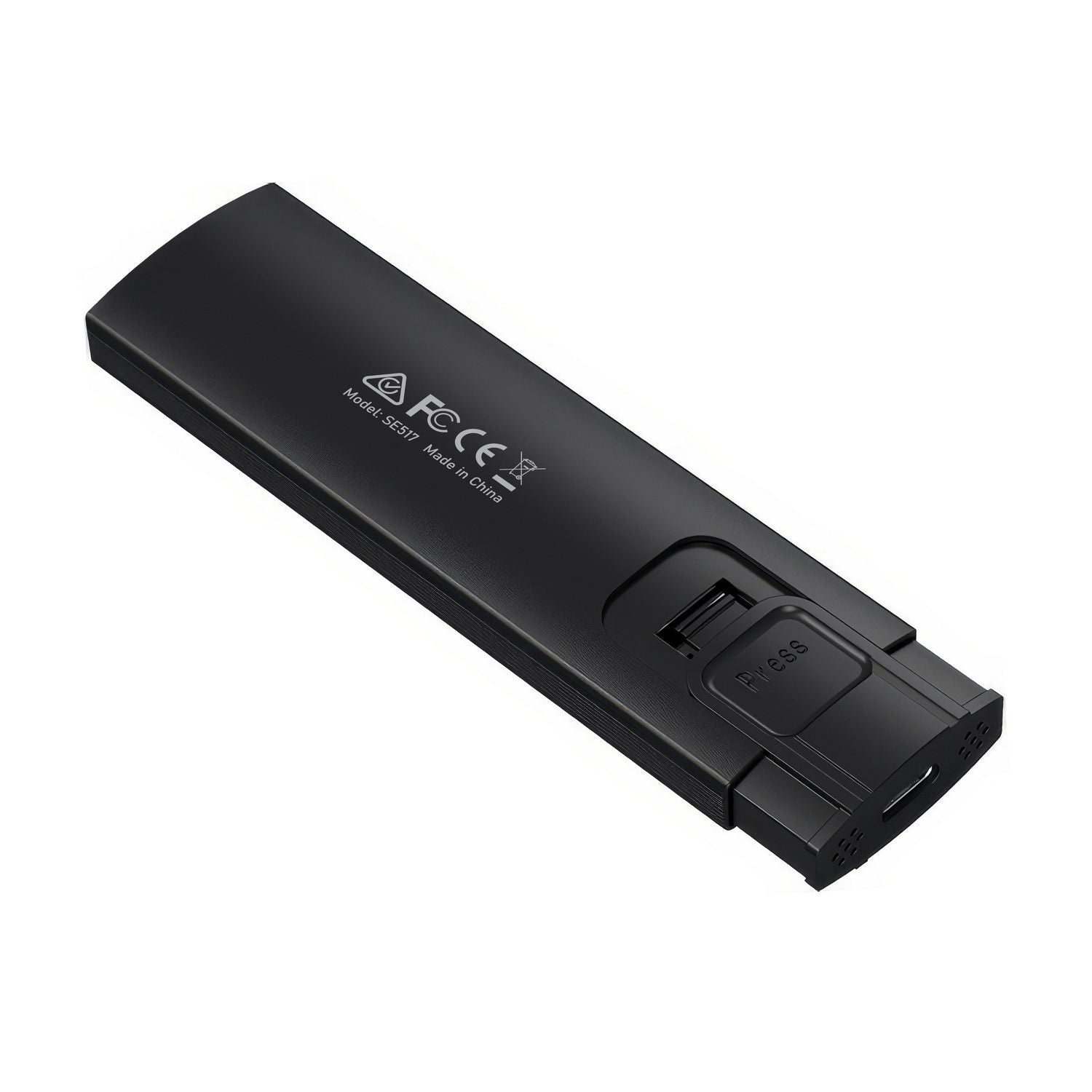 Simplecom SE517 NVMe / SATA Dual Protocol M.2 SSD Tool-Free USB-C Enclosure USB 3.2 Gen 2 10Gbps V28-SIMSE517
