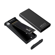 Simplecom SE530 NVMe / SATA M.2 SSD to USB-C Enclosure with SMART LED Screen USB 3.2 Gen 2 10Gbps V28-SIMSE530