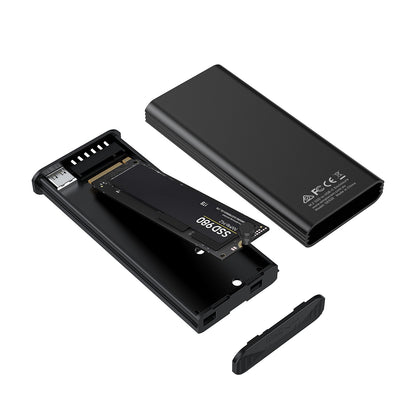 Simplecom SE530 NVMe / SATA M.2 SSD to USB-C Enclosure with SMART LED Screen USB 3.2 Gen 2 10Gbps V28-SIMSE530