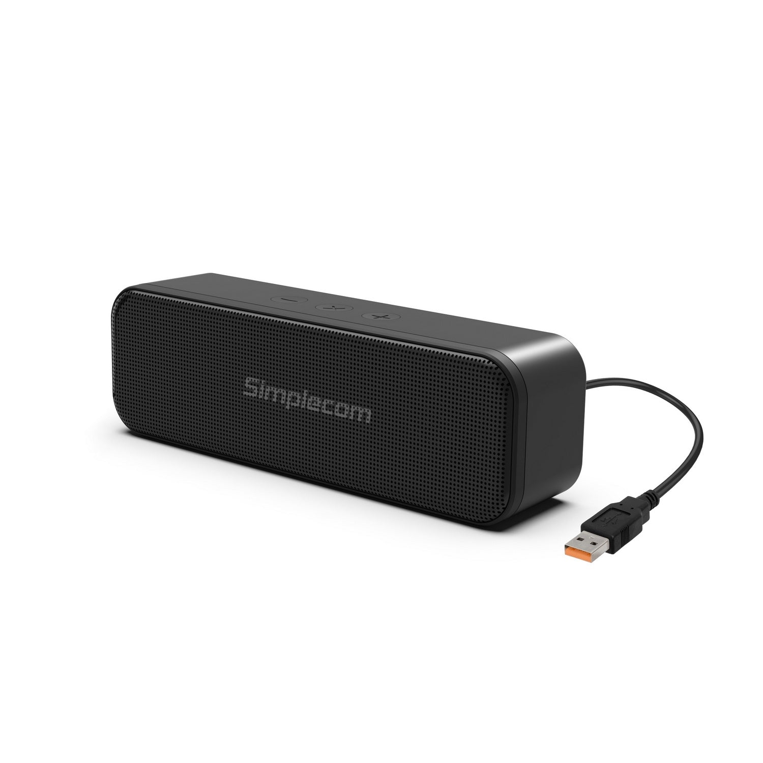 Simplecom UM228 Portable USB Stereo Soundbar Speaker Plug and Play with Volume Control for PC Laptop V28-UM228