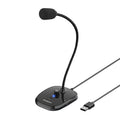 Simplecom UM360 Plug and Play USB Desktop Microphone with Headphone Jack V28-UM360