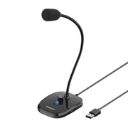 Simplecom UM360 Plug and Play USB Desktop Microphone with Headphone Jack V28-UM360