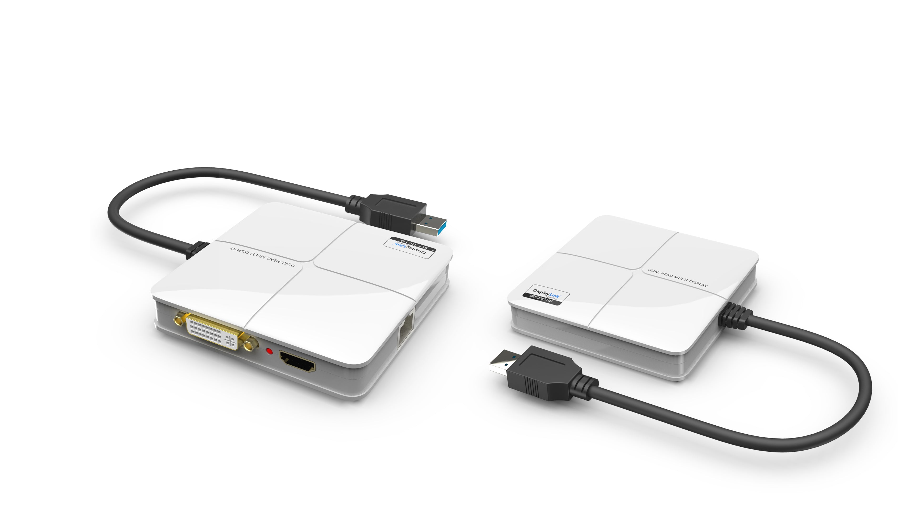 Winstars USB 3.0 Dual Head Display with Gigabit Ethernet Adapter (WS-UG39DH1) V28-USBVGAUG39DH1W