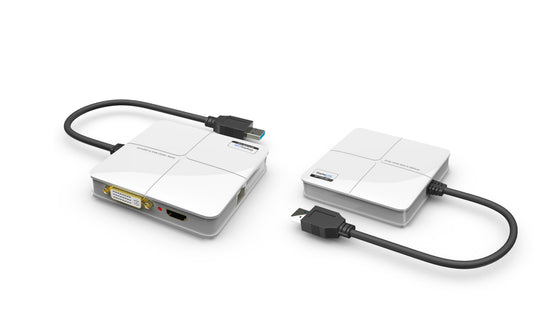 Winstars USB 3.0 Dual Head Display with Gigabit Ethernet Adapter (WS-UG39DH1) V28-USBVGAUG39DH1W