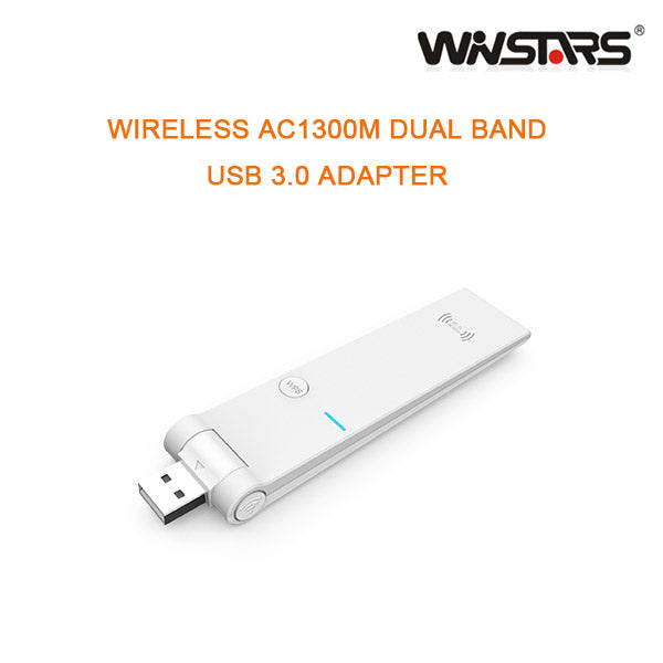 WINSTAR WIRELESS AC1300M DUAL BAND USB 3.0 ADAPTER V28-USBWIN688U3