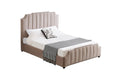 Santosa Champagne Velvet Bed - King V292-BED-SANTOSA-KING-CHAMPAGNE