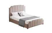 Santosa Champagne Velvet Bed - King V292-BED-SANTOSA-KING-CHAMPAGNE