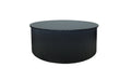 Ripple Black Coffee Table - Black Marble V292-CT-RPLE-BLACKBASE-BLACKMARBLE