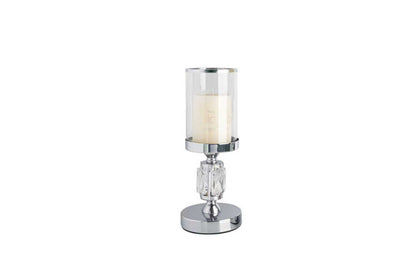 Abode Crystal Candle Holder - Silver - Small V292-HD-CAND-HOLDER-ABODE-S-SILVER