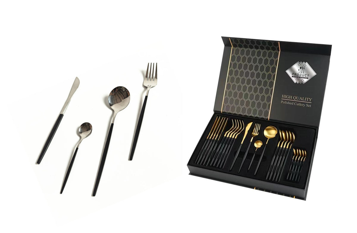 Keily Deluxe Cutlery Set - Gold V292-HD-CUTLERY-KEILYSET-GOLD