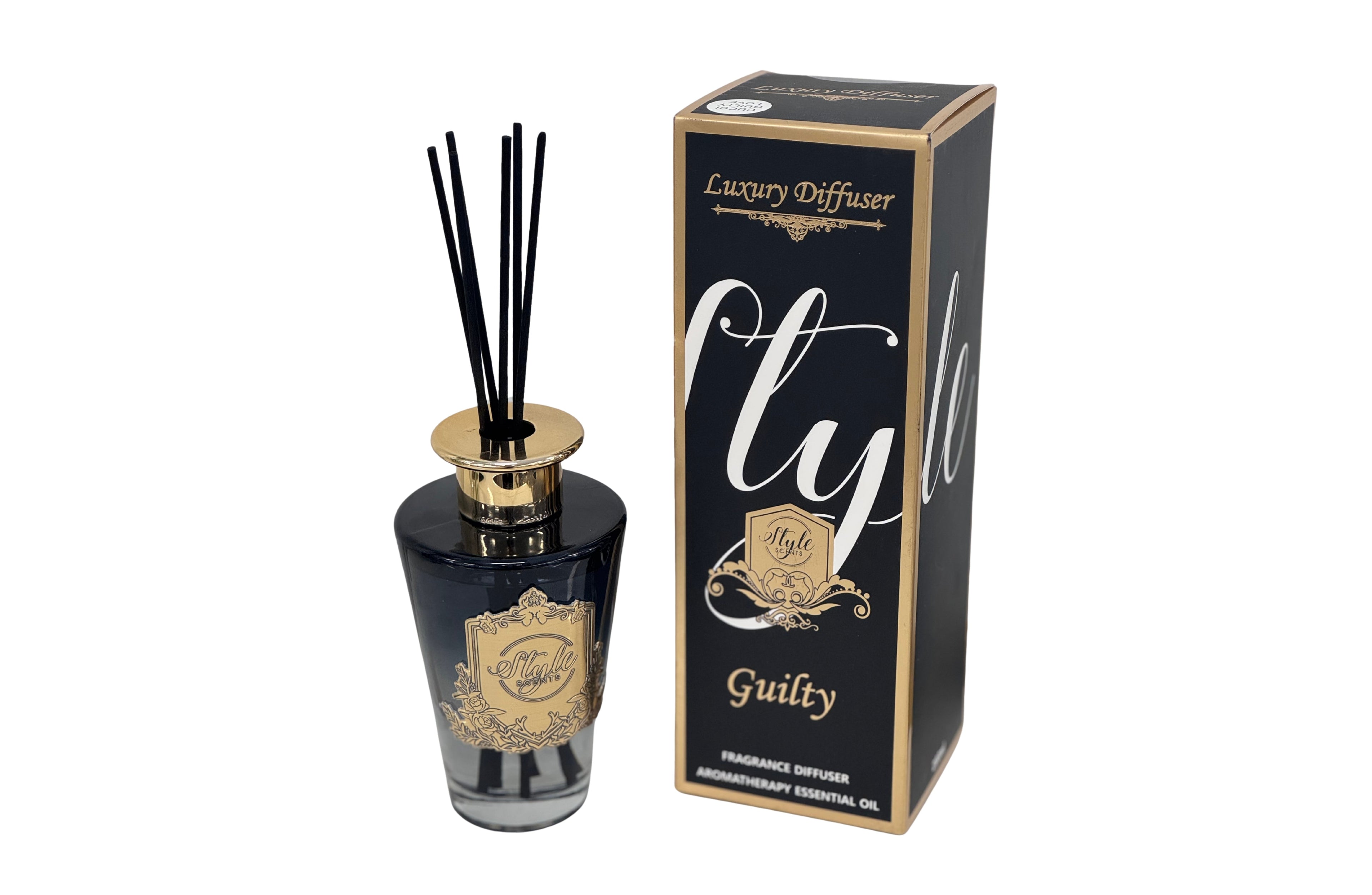 Style Scent Premium Fragrance Oil Diffuser 200ml - Guilty V292-HD-DIFFUSER-STYLE-GUILTY-BLACK
