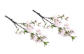 Artificial Single Stem Cherry Blossom 49cm - Soft Pink - Set of 2 Bunch V292-HD-PLANT-CHERRYBLOSS-49CM-LIGHTPINK-SO2