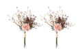 Artificial Chrysanthemums Natural Bouquet 35cm - Set of 2 Bunch V292-HD-PLANT-CHRYSAN-35CM-NATURAL-SO2