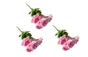 Artificial Rose Bunch - 31cm (Set of 3 Stems, 4 Flowers Each) - Pink V292-HD-PLANT-ROSE-31CM-PINK-SO3
